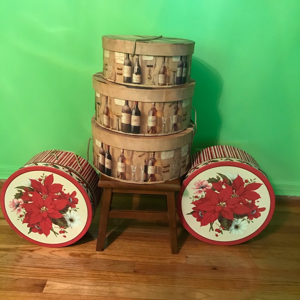 2 Sets of Hat Boxes